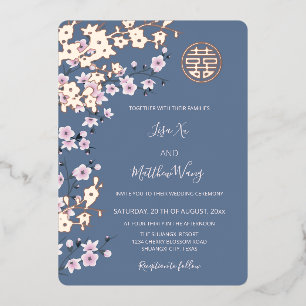 Dusty Pink Rose Gold Chinese Wedding