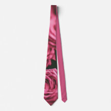 Dusty Pink Rose Neck Tie