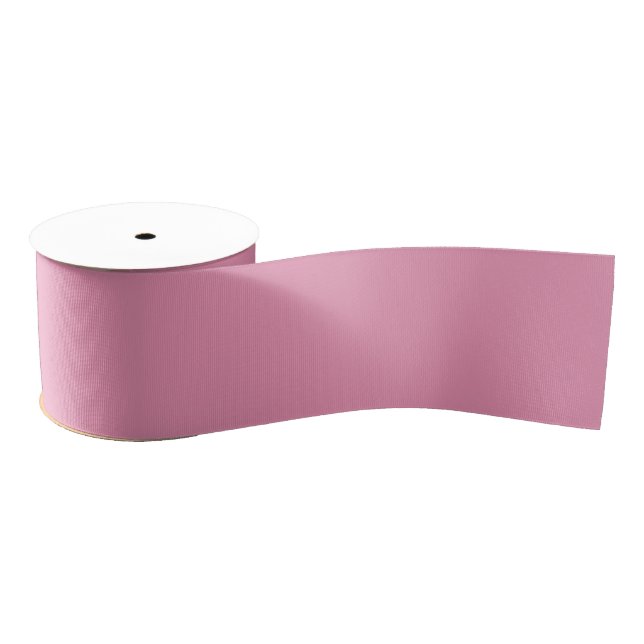 Dusty Pink Solid Colour Grosgrain Ribbon (Spool)