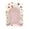 Dusty Pink Wildflower Baby in Bloom Shower Welcome