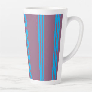 Dusty Plum Blue Latte Mug