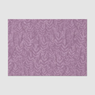Dusty Plum Purple Wedding Botanical Tissue Paper