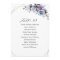 Dusty Purple Blooms Geometric Wedding 