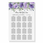Dusty Purple Eucalyptus Wedding Seating Chart