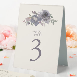 Dusty Purple Floral Watercolor Wedding Custom 