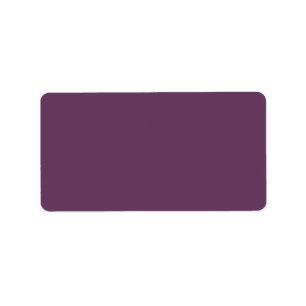 Dusty purple Trend Colour Customised Template Blan Label