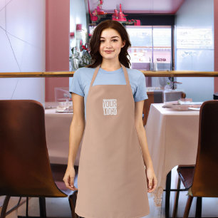 Dusty  Rose- add logo  Apron