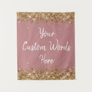 Dusty Rose Backdrop Birthday Party Photo Booth Tapestry