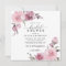 Dusty Rose Blush Mauve Floral Flower Bridal Shower