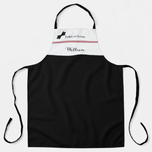 Dusty Rose Burgundy Father of Groom Wedding Apron