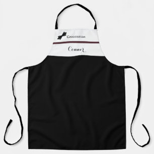 Dusty Rose Burgundy Groomsman Wedding Apron