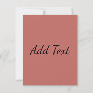 Dusty Rose Card