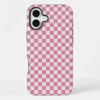 Dusty rose chequerboard pattern