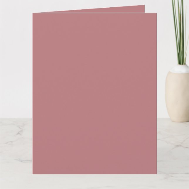 Dusty Rose Colour Template (Front)