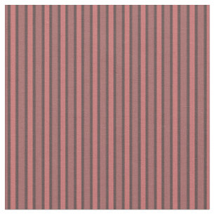 Dusty Rose, Copper Rose, and Taupe Stripes Fabric