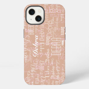 Dusty Rose Custom Name all-over-print iPhone 13 Case