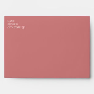 Dusty Rose Envelope A7