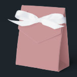 Dusty Rose Favour Box<br><div class="desc">A soft and romantic collection of dusty rose decor, party supplies, and lifestyle pieces. This muted pink tone is perfect for weddings, baby showers, bridal events, or simply adding a warm, vintage-inspired touch to your space. Featuring customisable items like favour boxes, napkins, pillows, and stationery — all designed in a...</div>