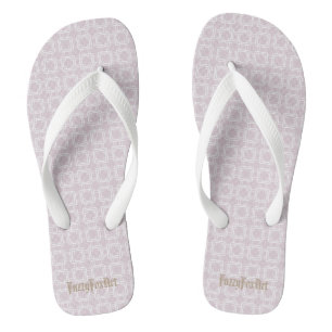 Dusty rose flip flops
