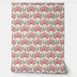 Dusty Rose Flora Wallpaper