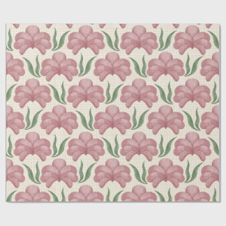 Dusty Rose Flora Wrapping Paper