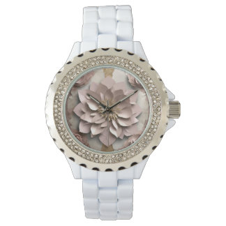 Dusty Rose Floral - eWatch Watch