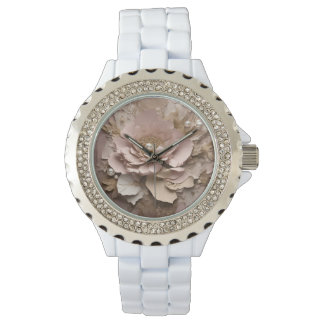 Dusty Rose Floral - eWatch Watch