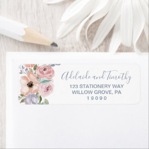 Dusty Rose Florals Wedding