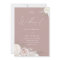 Dusty Rose Ivory Floral Elegant Wedding
