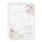 Dusty Rose & Ivory Modern Script Floral Wedding