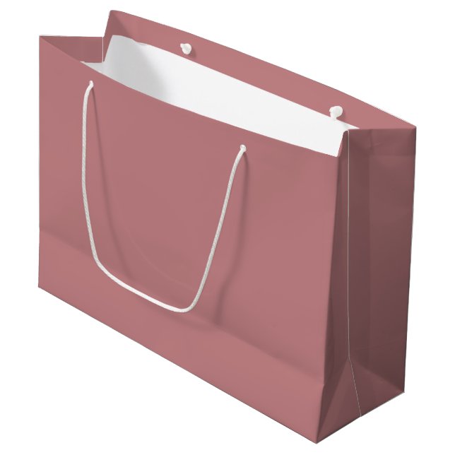 Dusty Rose Large Gift Bag (Front Angled)