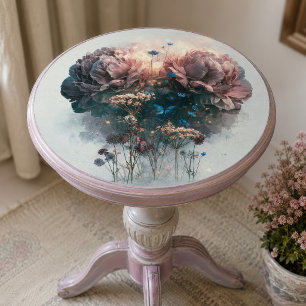Dusty Rose Misty Bouquet Decoupage Tissue Paper