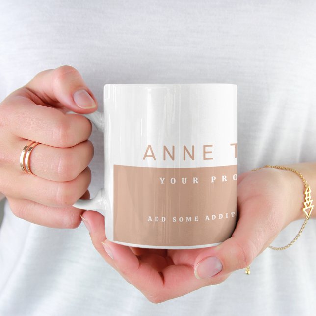 Dusty Rose Mug for Her (nice and feminine mug for her)