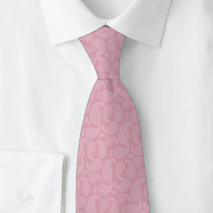 Dusty Rose Paisley Tie