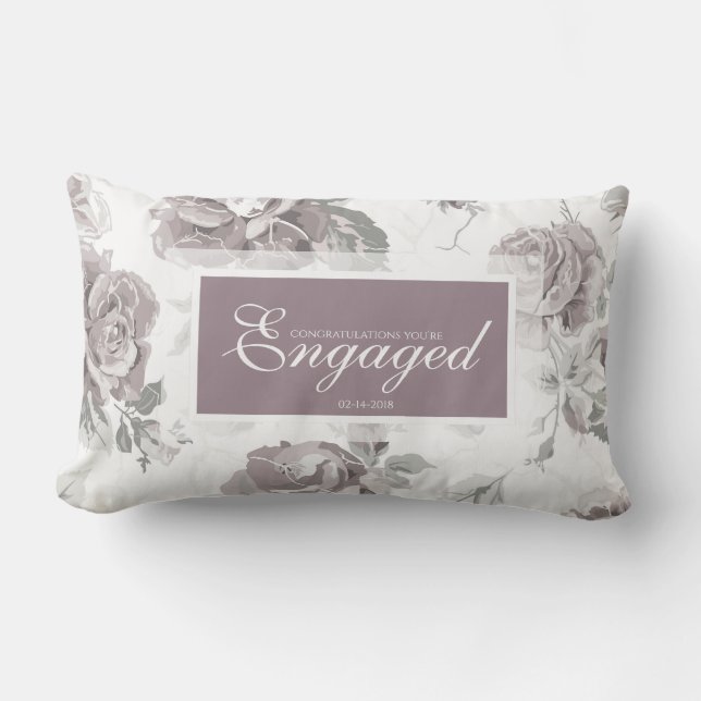 Dusty rose pinj lumbar cushion (Front)