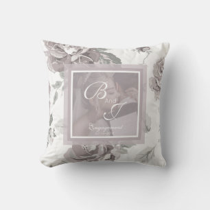 Dusty rose pink custom engagement keepsake  cushion