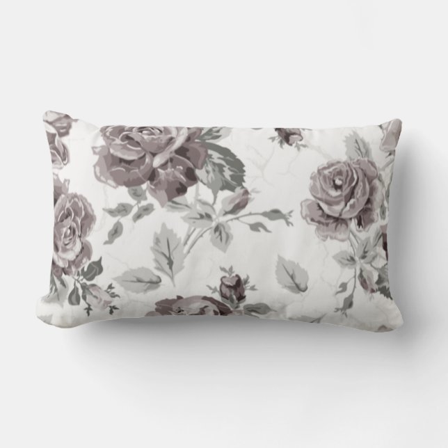 Dusty rose pink lumbar cushion (Front)