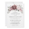 Dusty Rose Pink Peach Floral Wedding
