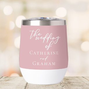Dusty Rose Pink Wedding Personalised
