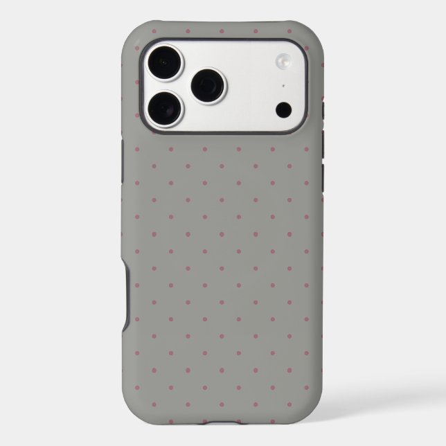 Dusty Rose Polka Dot (Back)