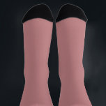Dusty Rose Socks<br><div class="desc">A soft and romantic collection of dusty rose decor, party supplies, and lifestyle pieces. This muted pink tone is perfect for weddings, baby showers, bridal events, or simply adding a warm, vintage-inspired touch to your space. Featuring customisable items like favour boxes, napkins, pillows, and stationery — all designed in a...</div>