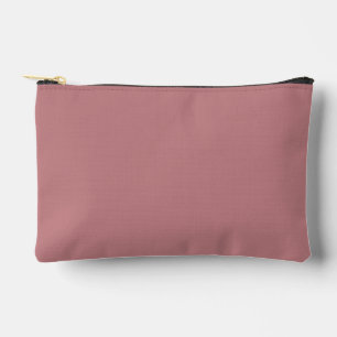 Dusty Rose Solid Colour Accessory Pouch