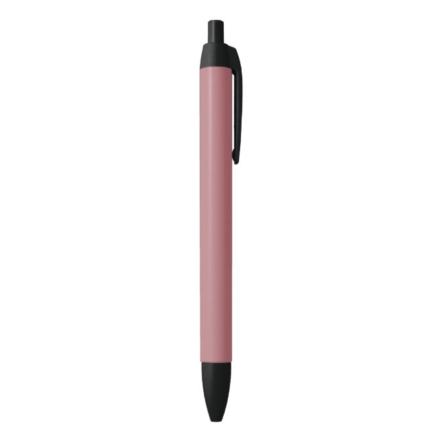 Dusty Rose Solid Colour  Black Ink Pen (Bottom (Vertical))