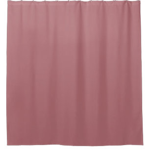 Dusty Rose Solid Colour Shower Curtain