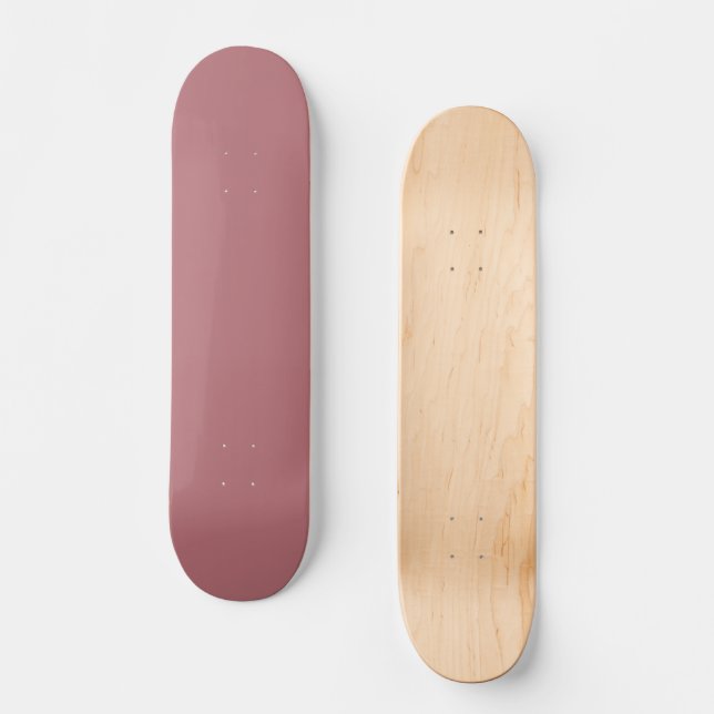 Dusty Rose Solid Colour  Skateboard (Front)