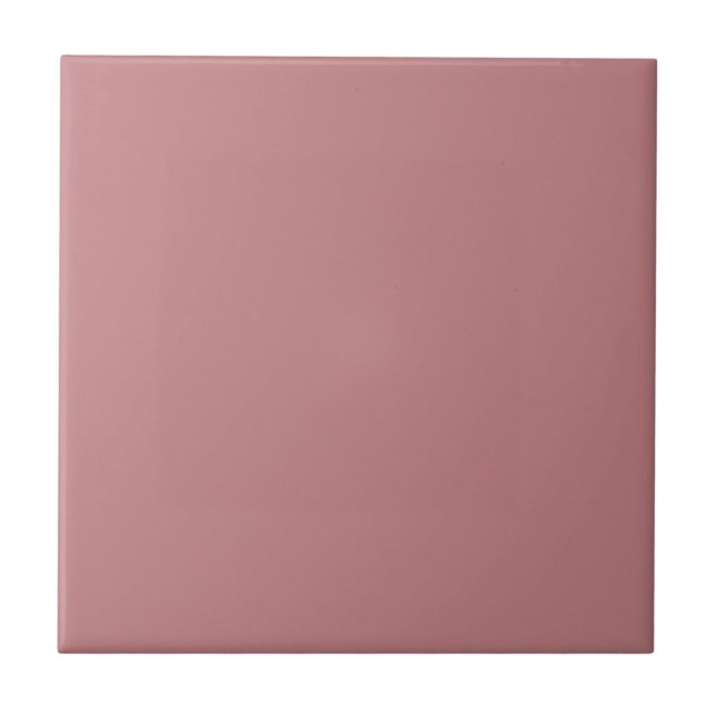 Dusty Rose Solid Colour Tile (Front)