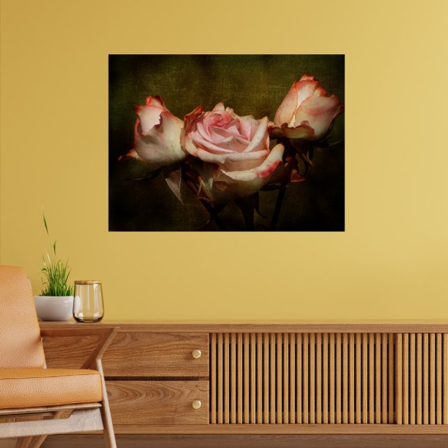 Dusty Rose Stretch Poster Print (Living Room 2)