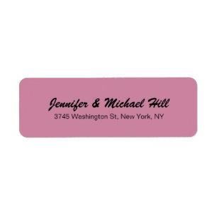 Dusty Rose Unique Creative Script Family Name