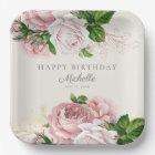 Dusty Rose Vintage Floral Women's Birthday 