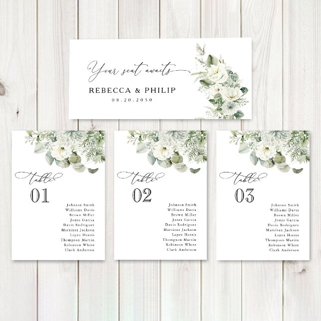 Dusty Sage Green Wedding Head Table Sign (Creator Uploaded)